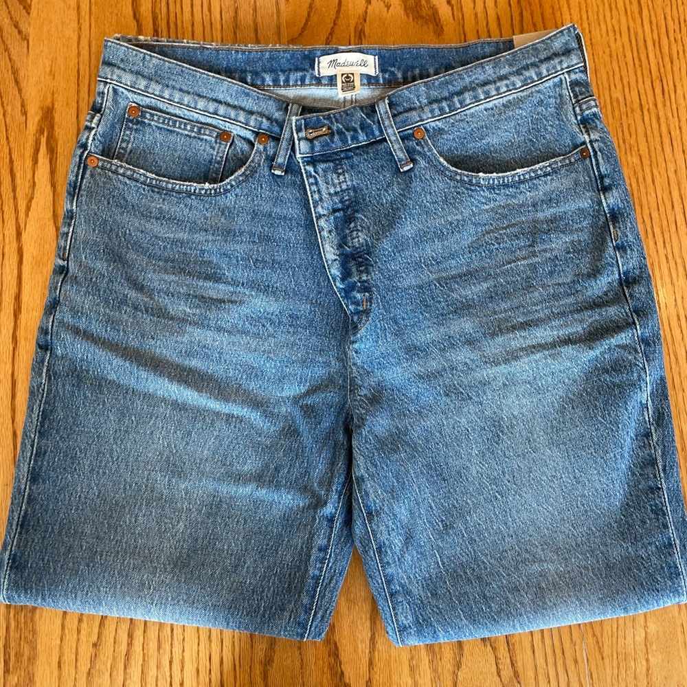 Madewell Women's Tomboy Straight Leg Jeans - Blue Size 32